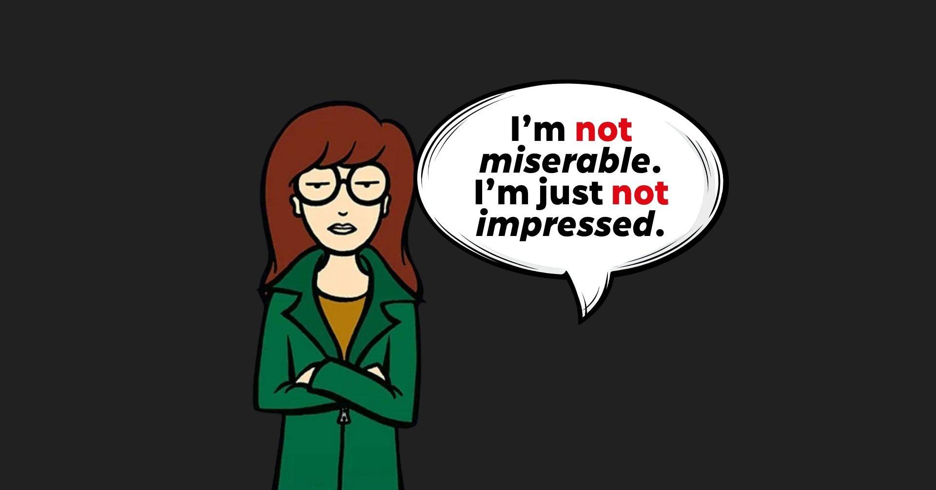 daria not impressed