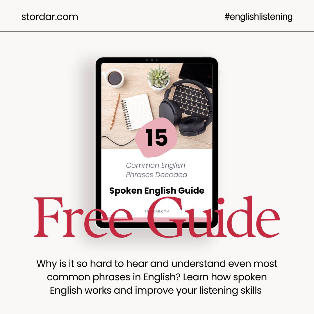 Free Spoken English Guide for English Learners