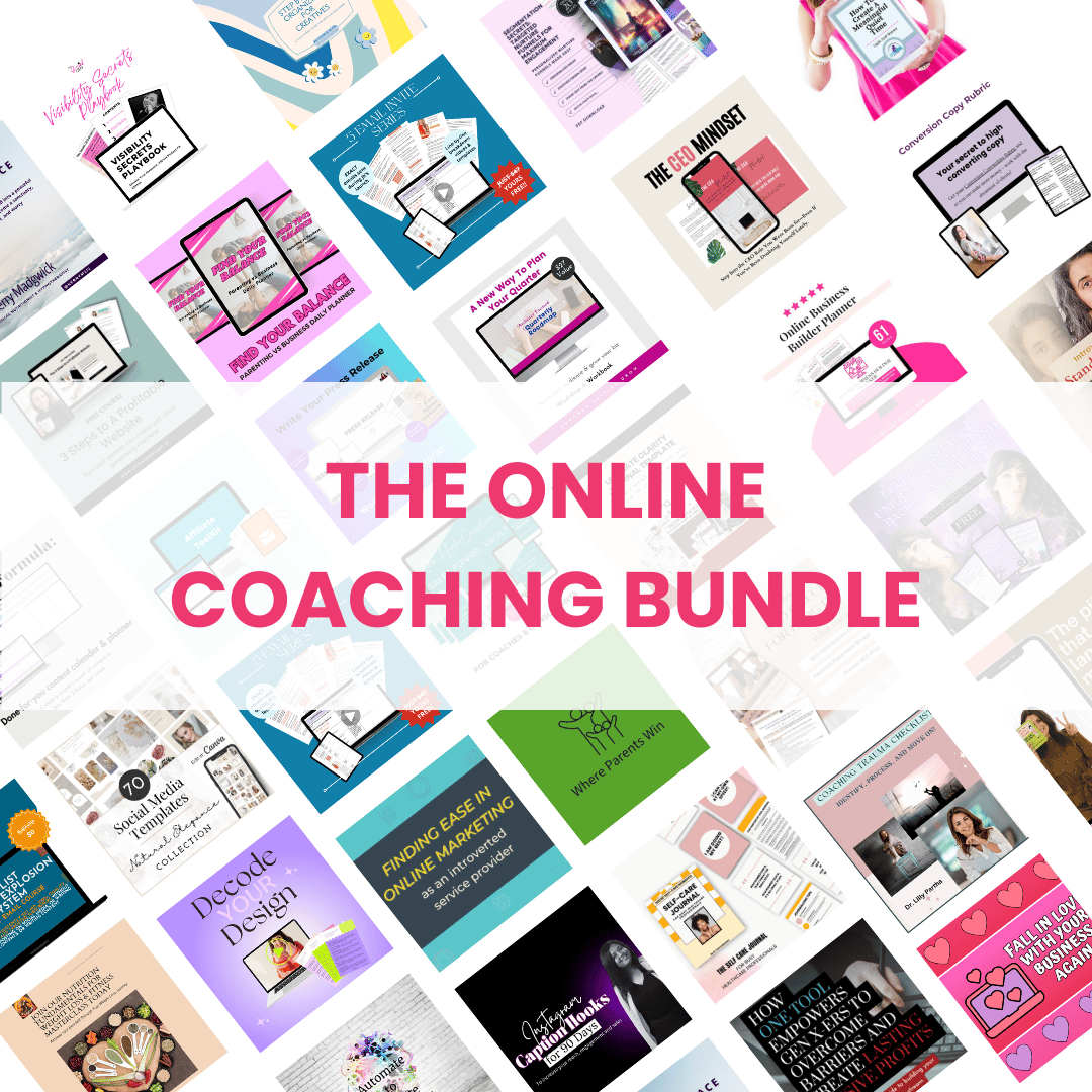 The Online Coaching Bundle $3000 in free resources!