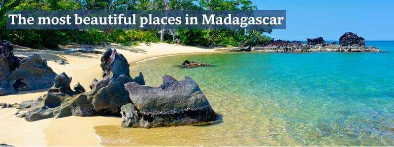 Sandy beach in Madagascar