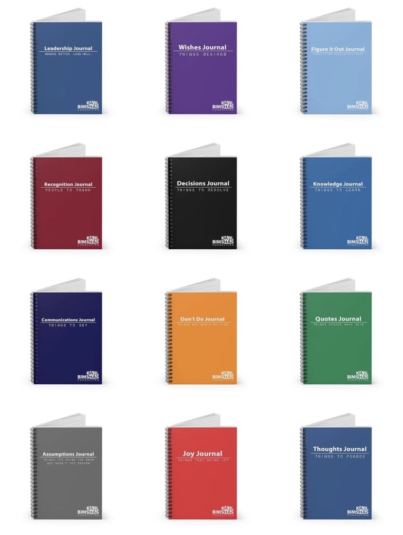 Notebooks with focus from LeadershirtsPlus.com