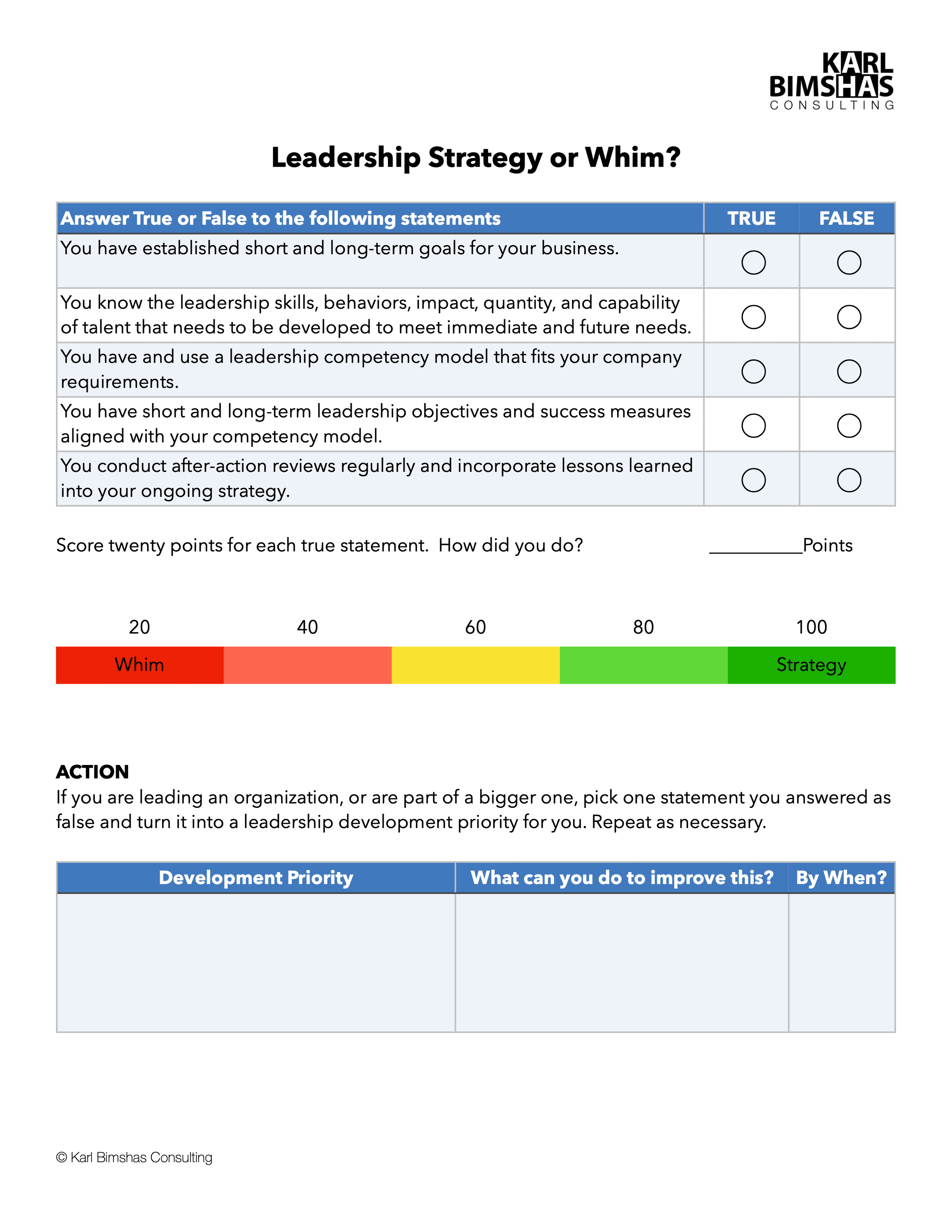 Leadership Strategy or Whim?