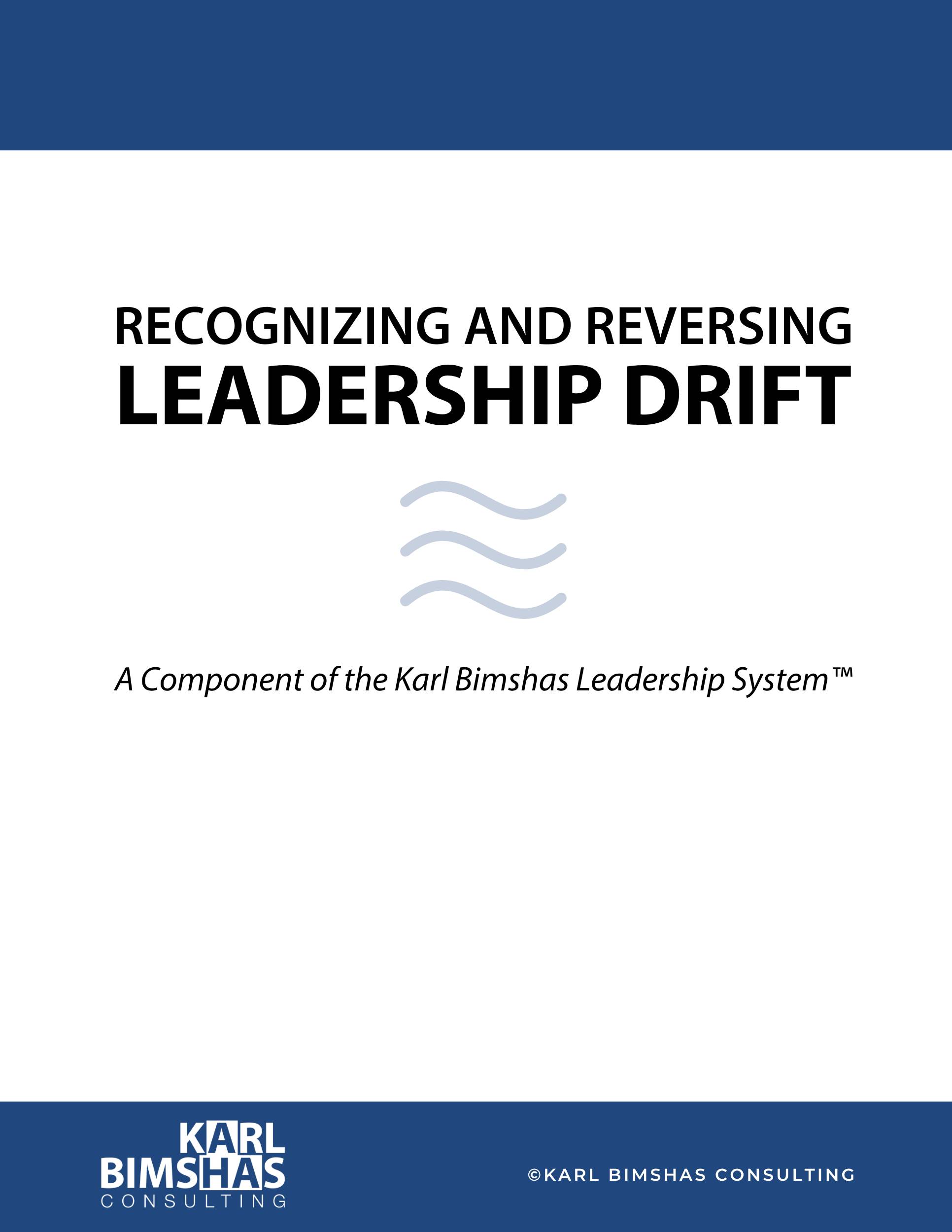 Leadership Drift Diagnostic Guide