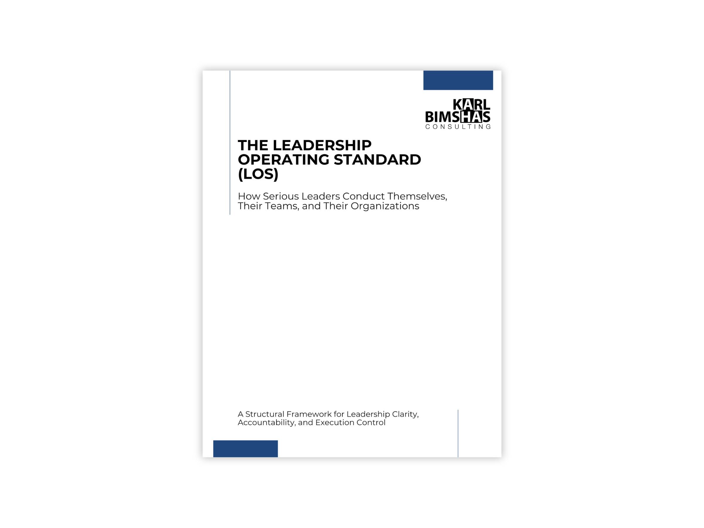 Leadership Operating Standards
