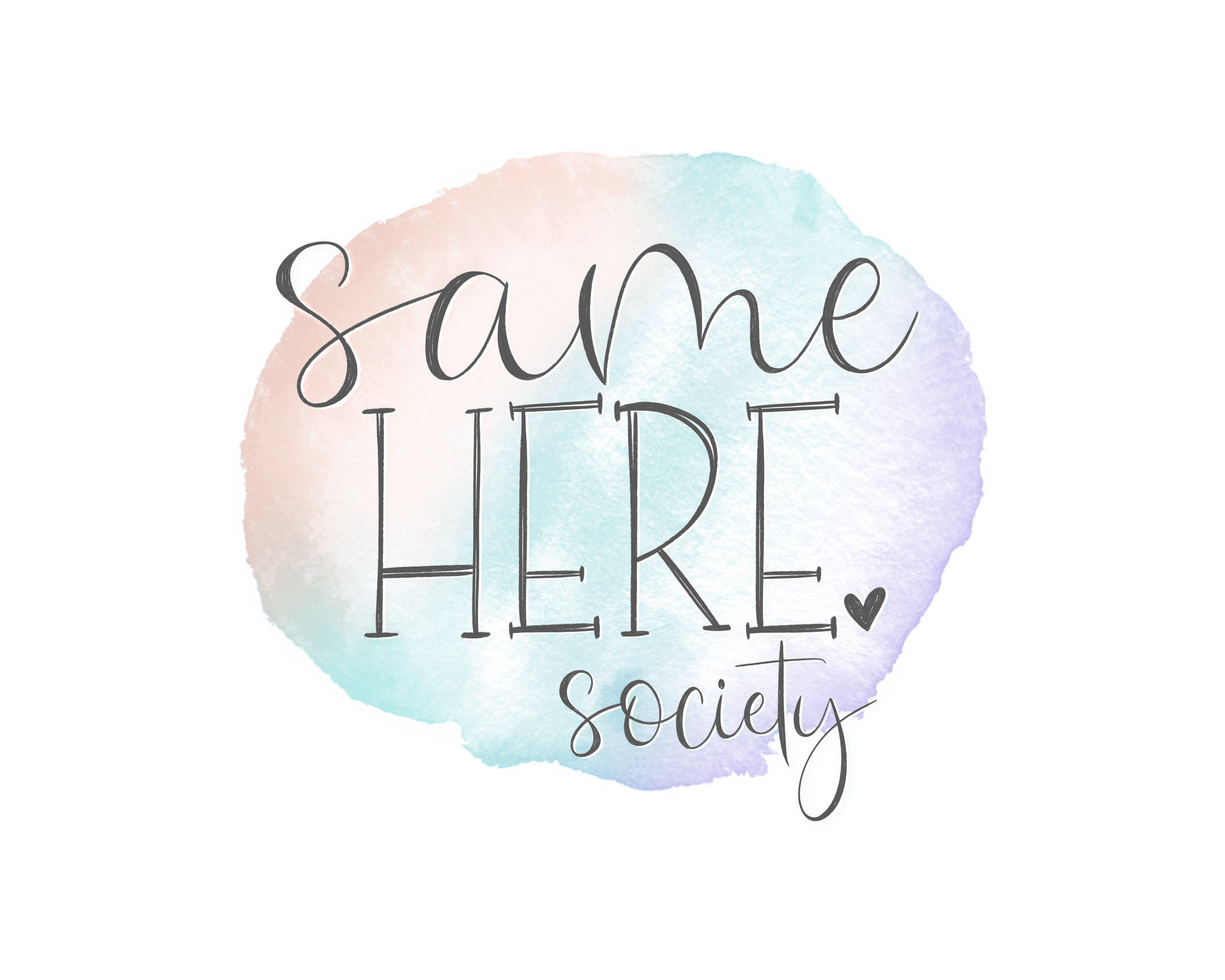 Same Here. Society  is a monthly happy mail club filled with whimsical artwork, relatable stories, and gentle encouragement.