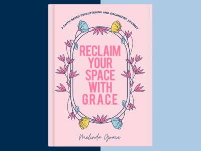 Pink Book Cover with Title and Flowers