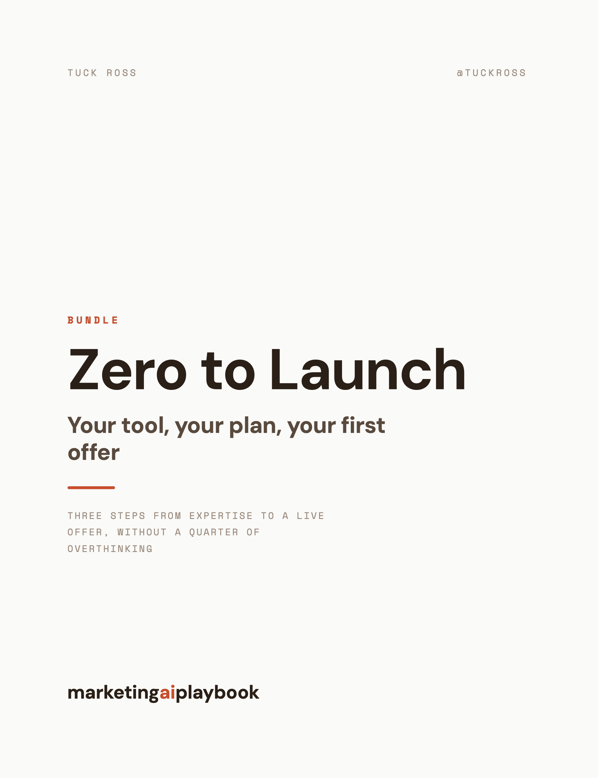 Zero to Launch Bundle
