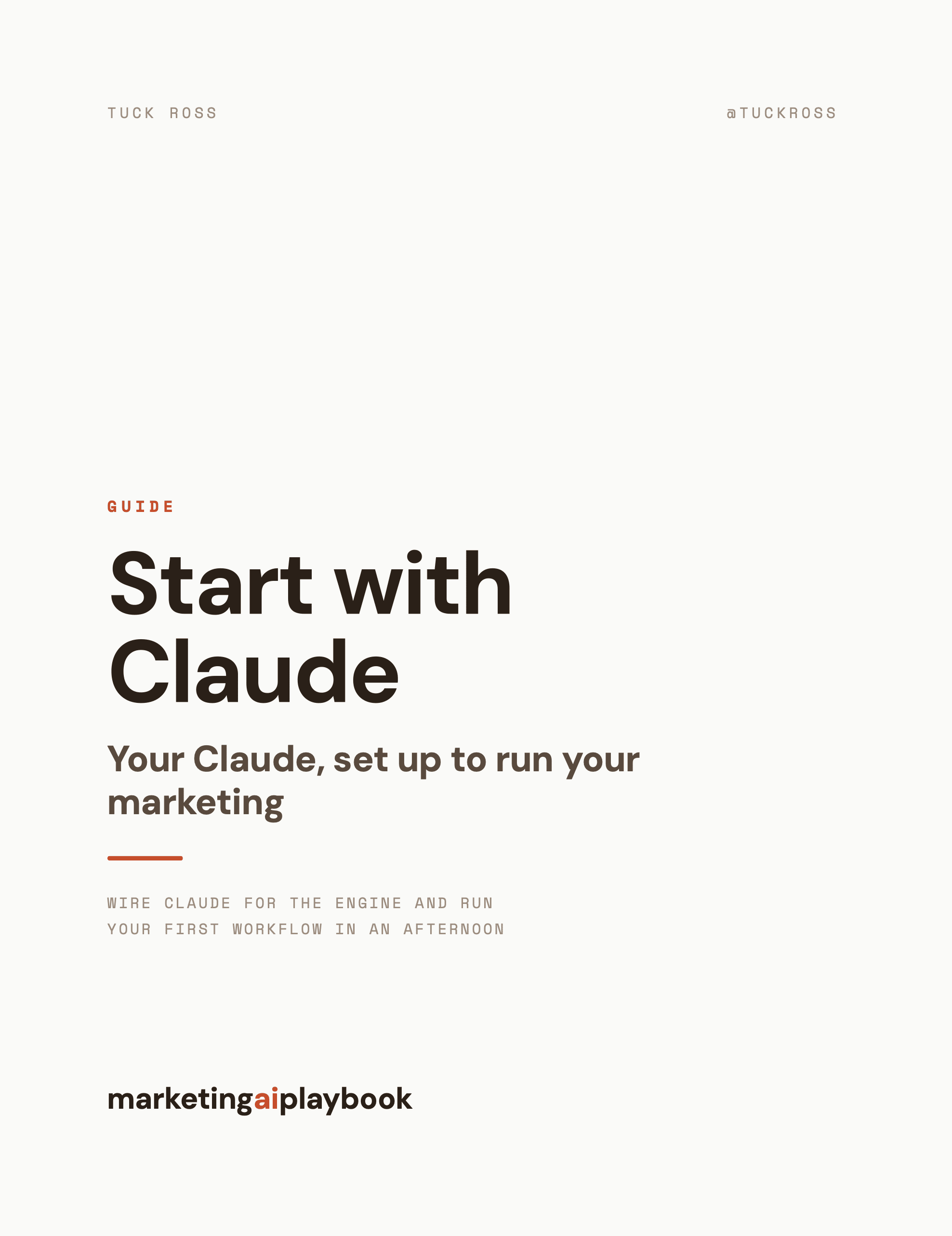 Start with Claude