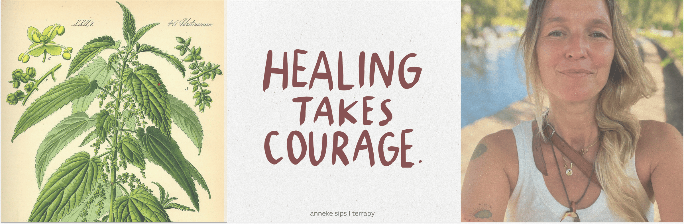 She, the Nettle, symbolizes the journey of growth and healing through grounding oneself, setting healthy boundaries. She serves as a powerful reminder that transformation is a process that often involves discomfort too. Do things that are painful and you 