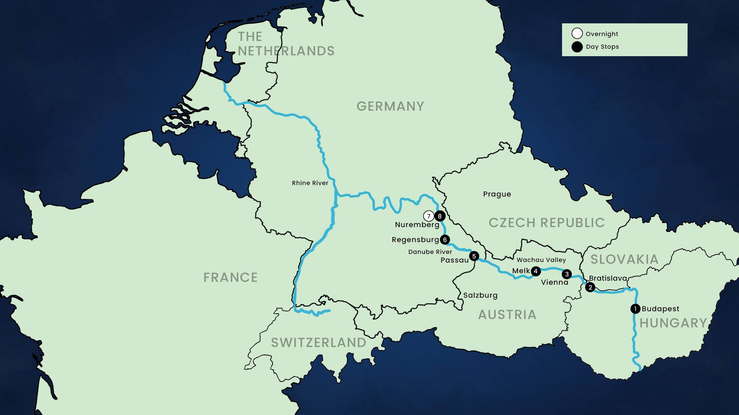 Map of Itinerary