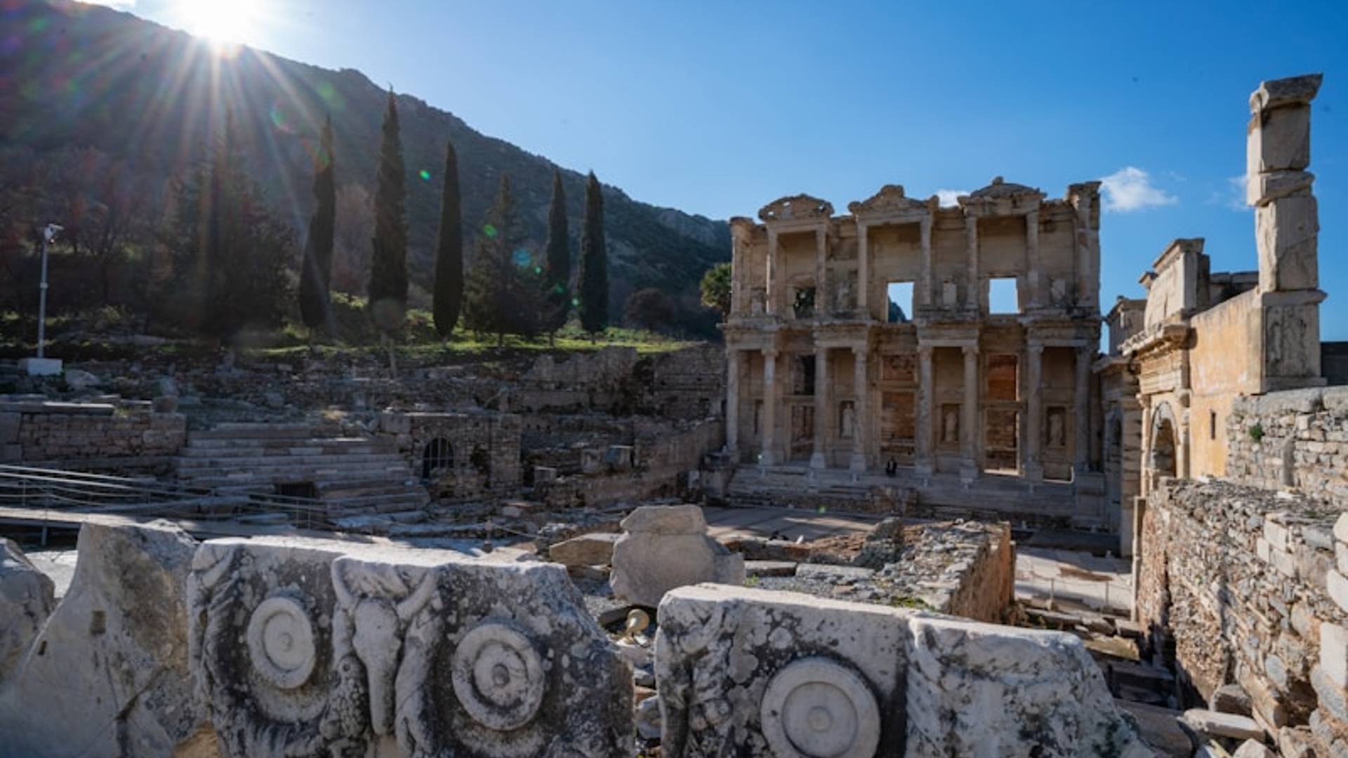 the ruins of the ancient city of ephes