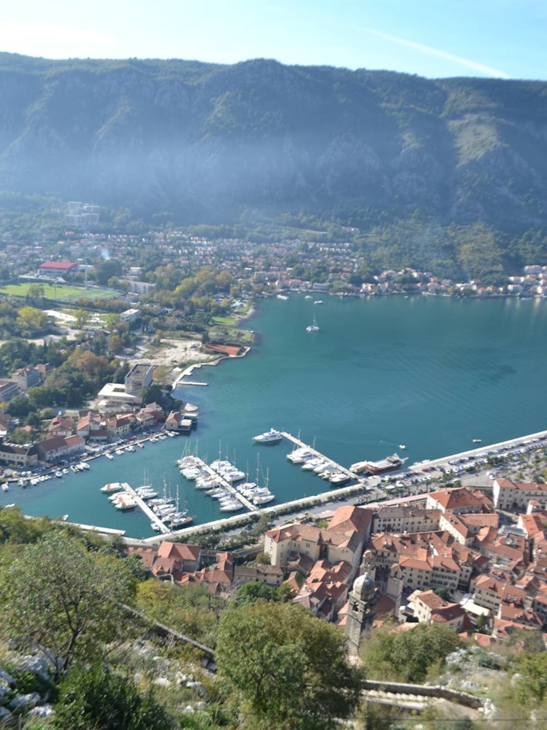 A scenic view of Kotor, Montenegro