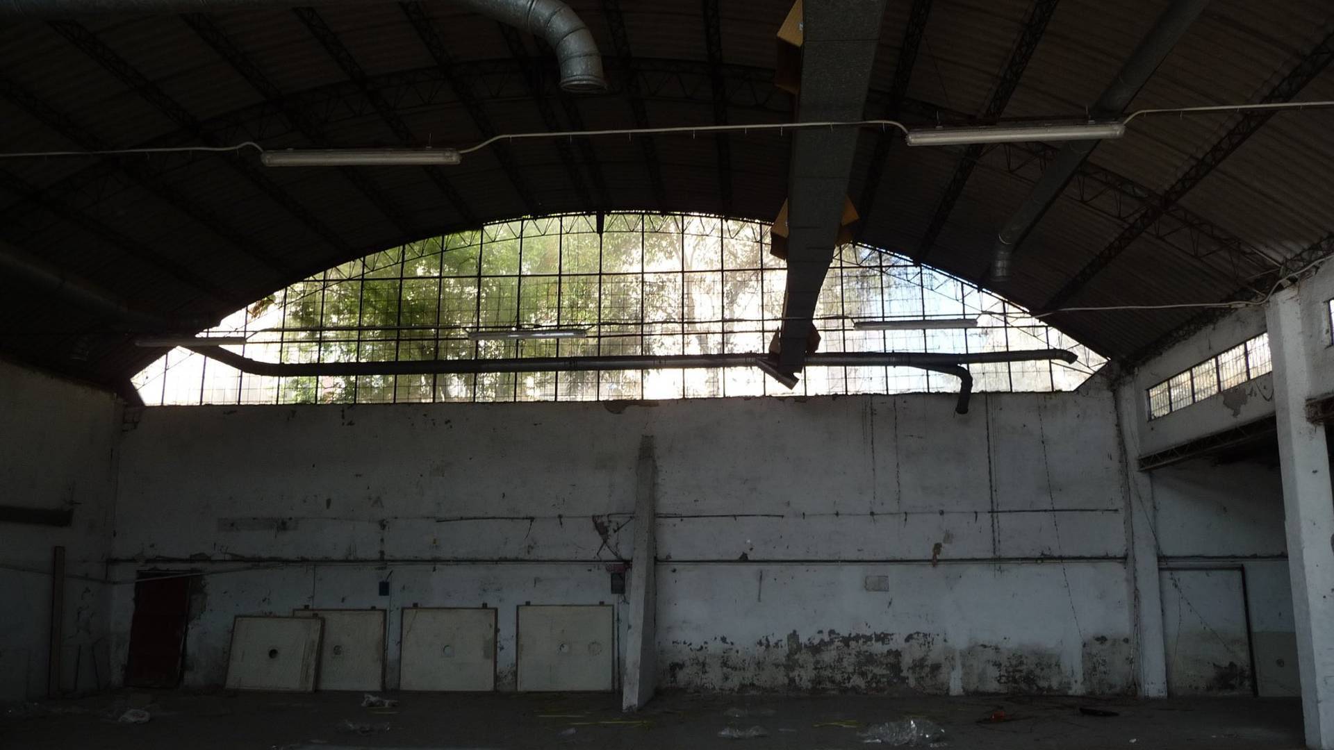 La palestra prima dei lavori