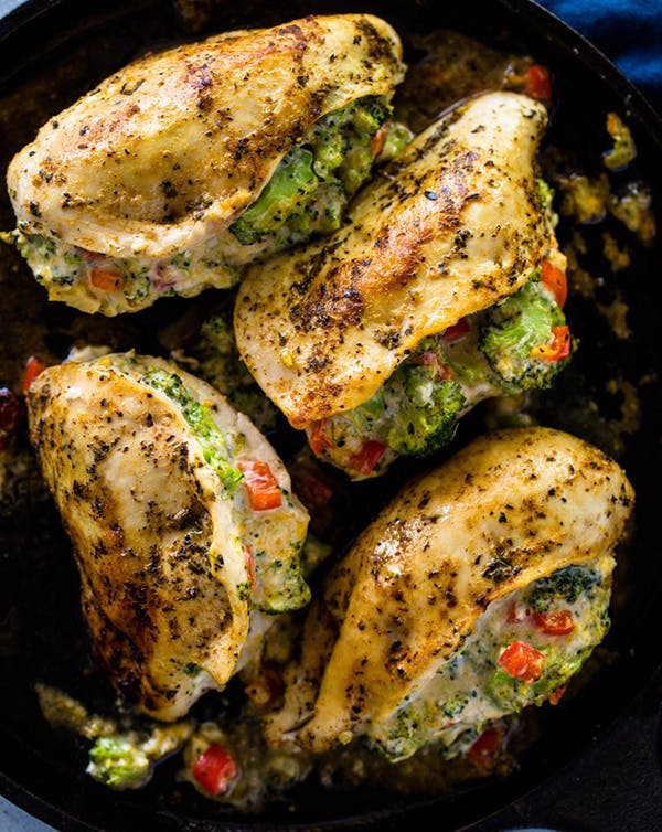 Broccoli Stuffed Chicken