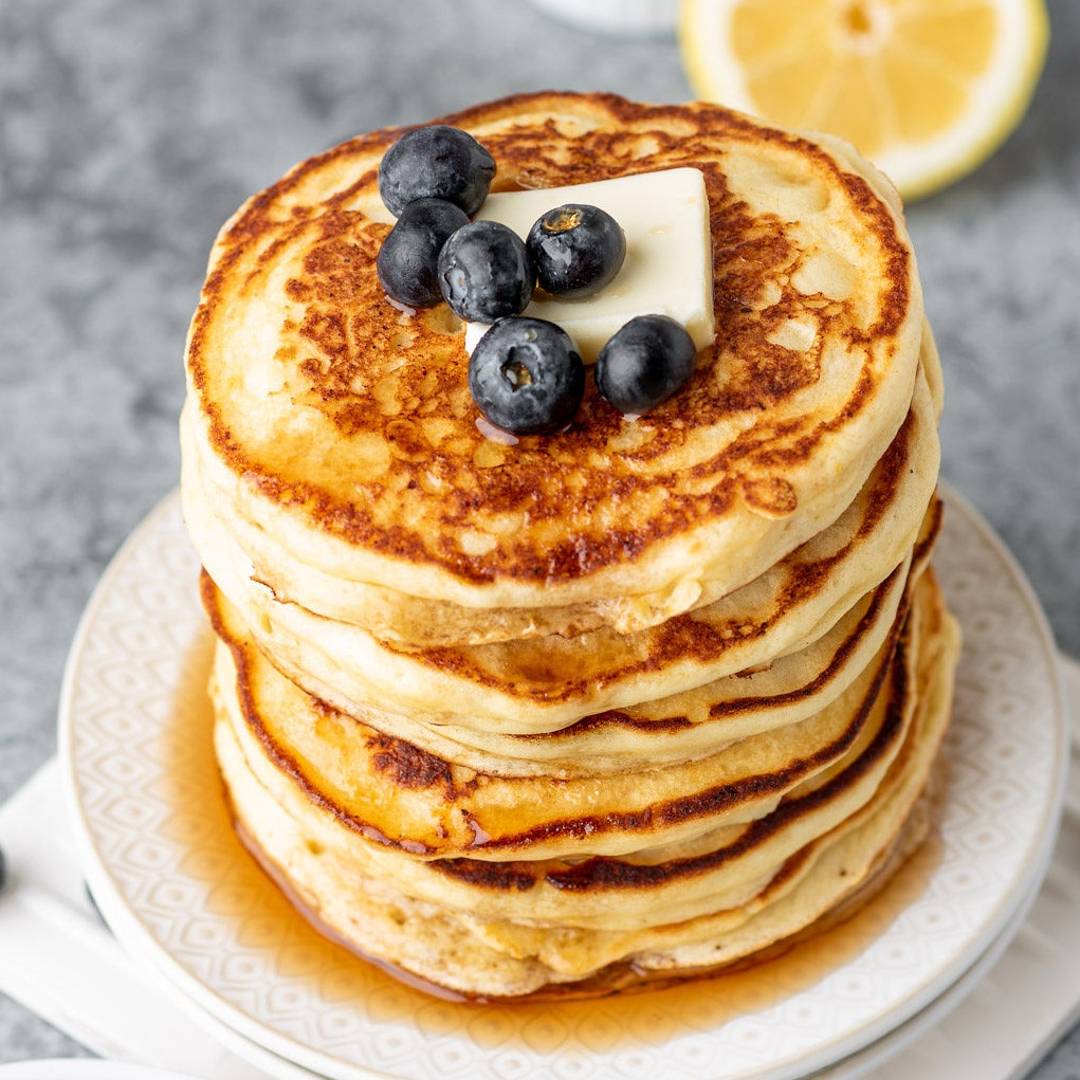Lemon Riccota Pancakes