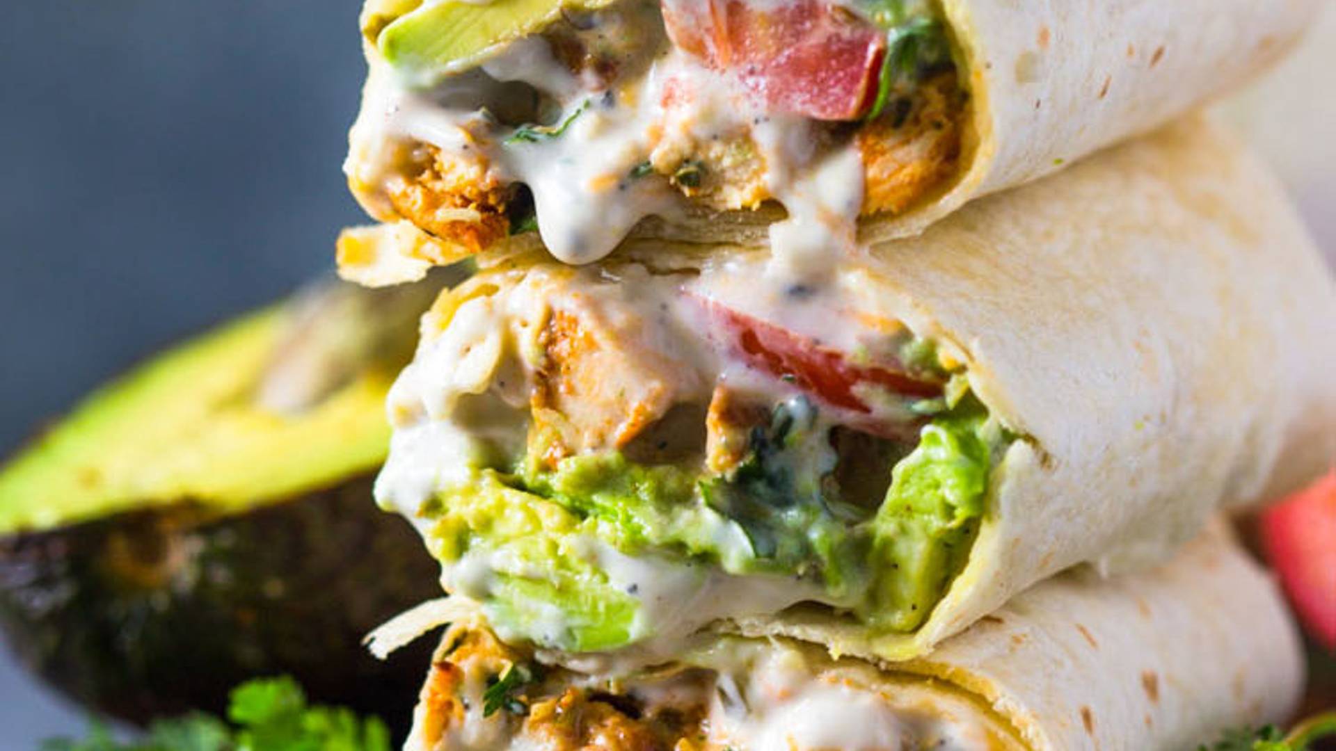 Avocado Ranch Wraps
