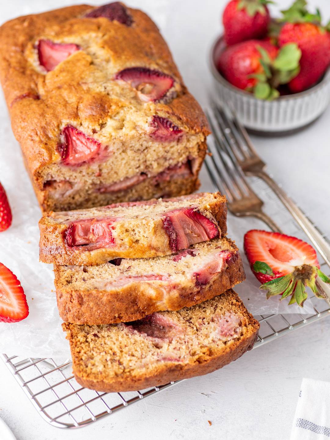 Strawberry Banana Bread