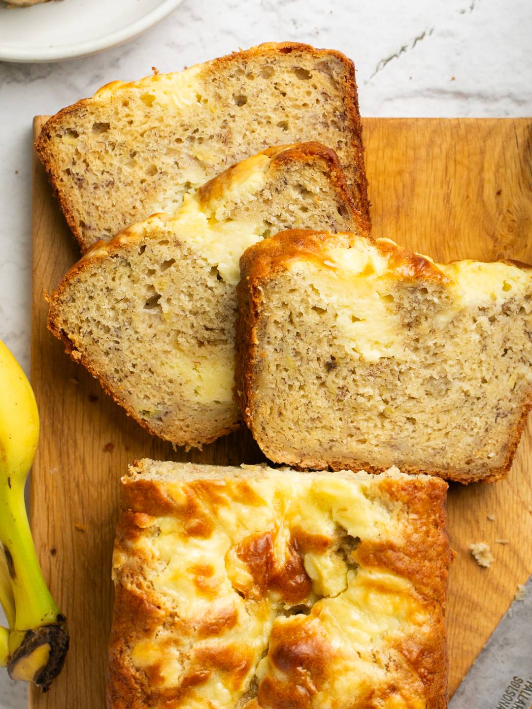 Cream Cheese Swirl Banana Bread