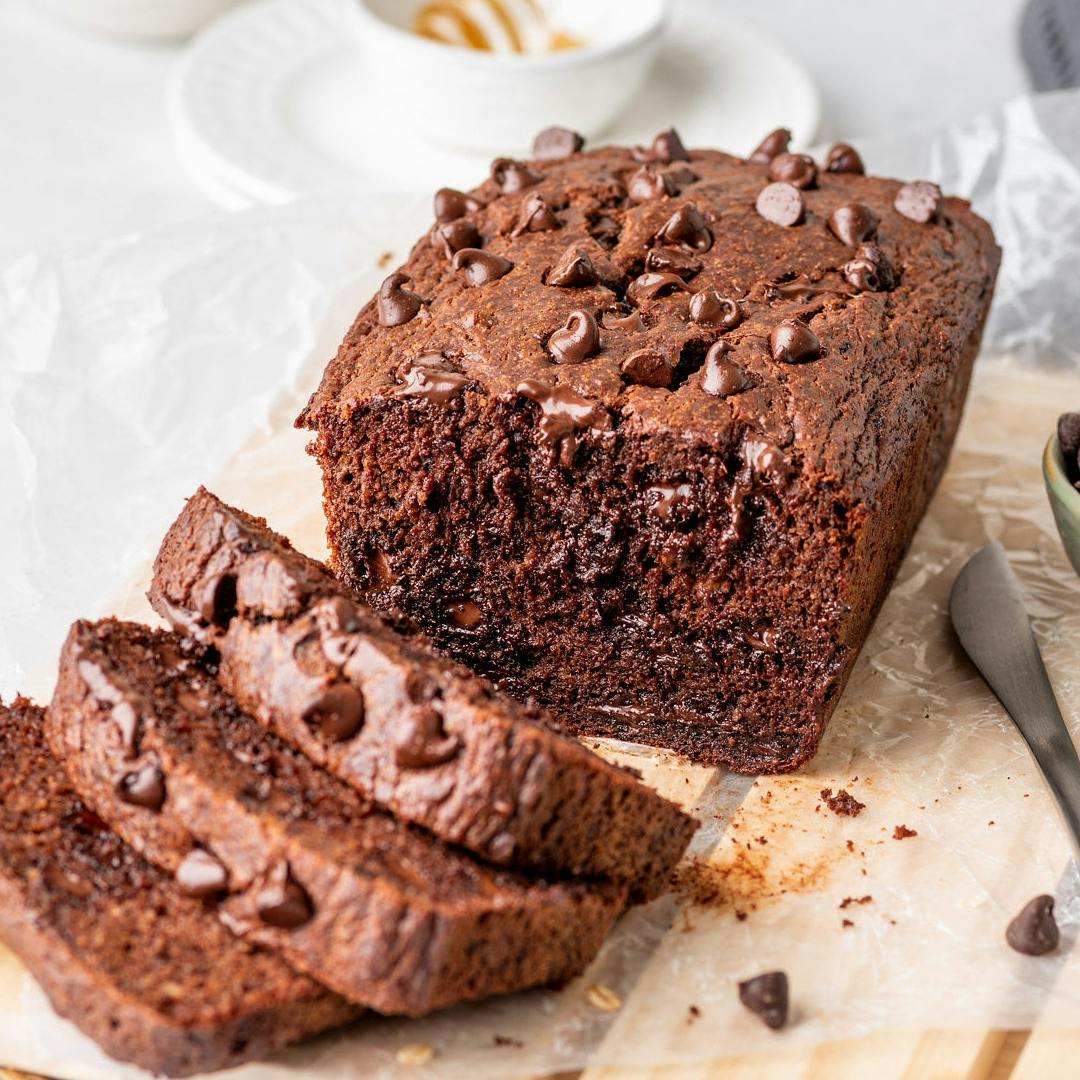 Healthy Chocolate Banana Bread