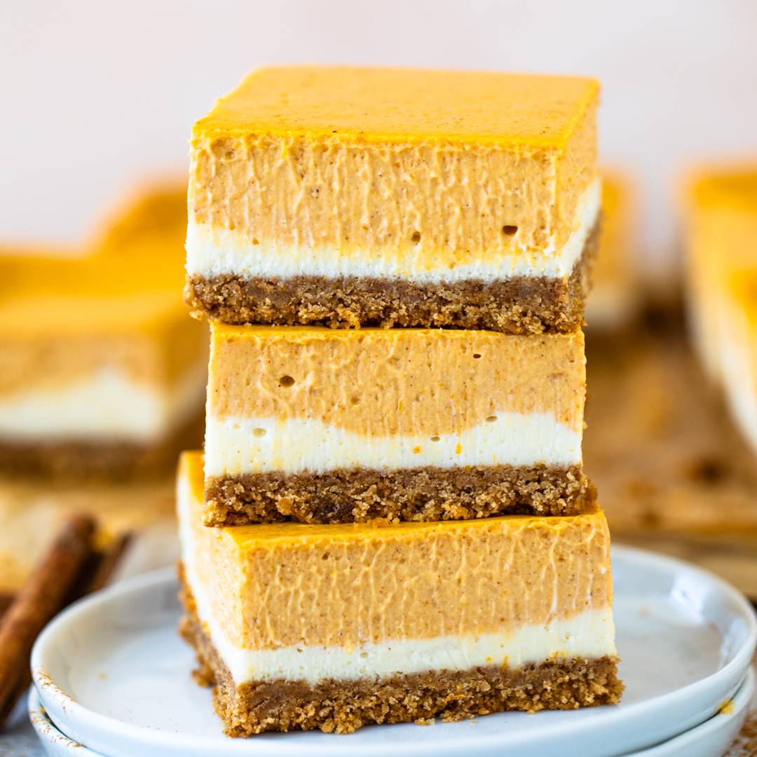 Pumpkin Cheesecake Bars