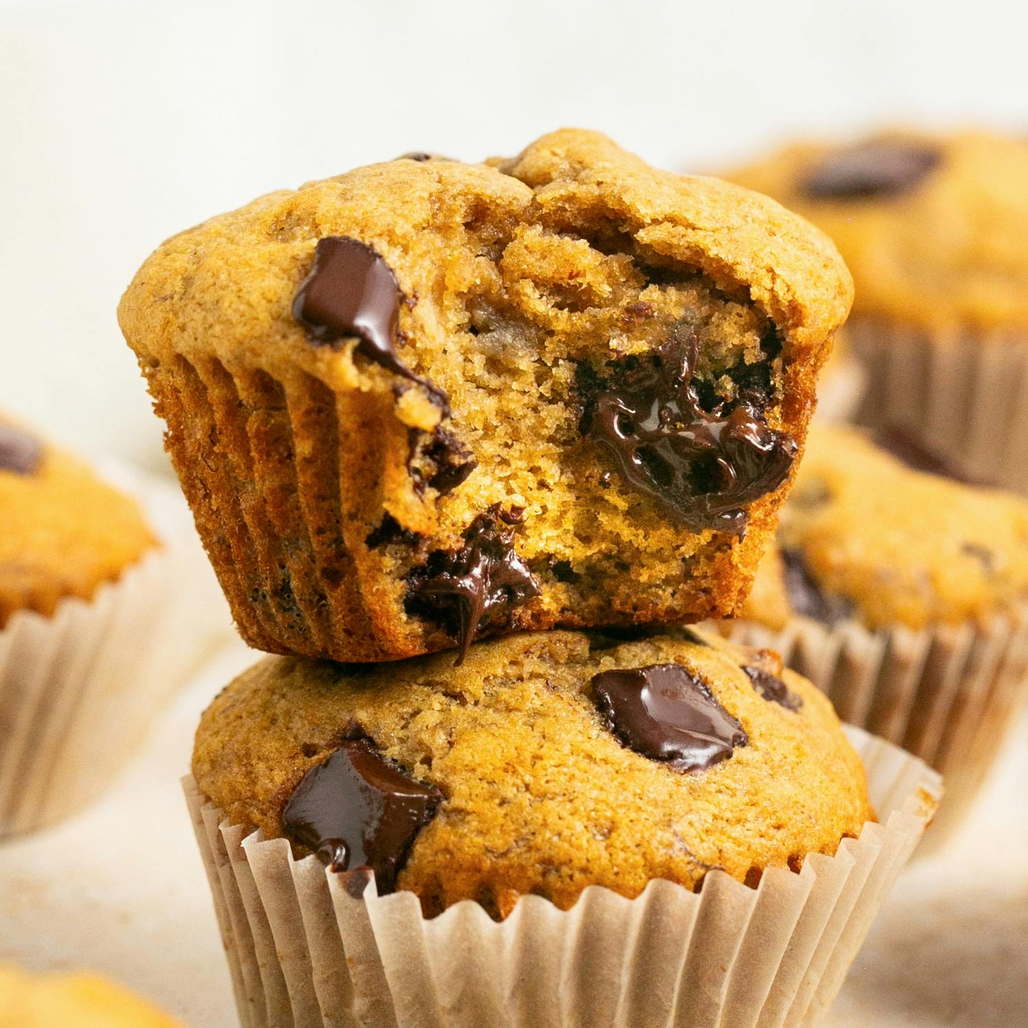 Healthy Banana Muffins