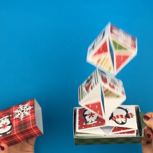How To Make a Gift Box with Pop-Up Cubes » minorDIY