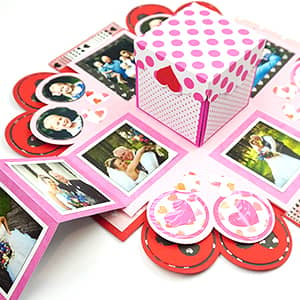 DIY Heart Explosion Box Gift » minorDIY