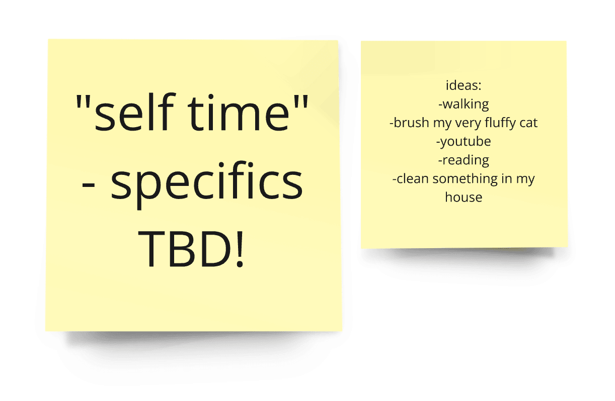 Self Time – Specifics TBD