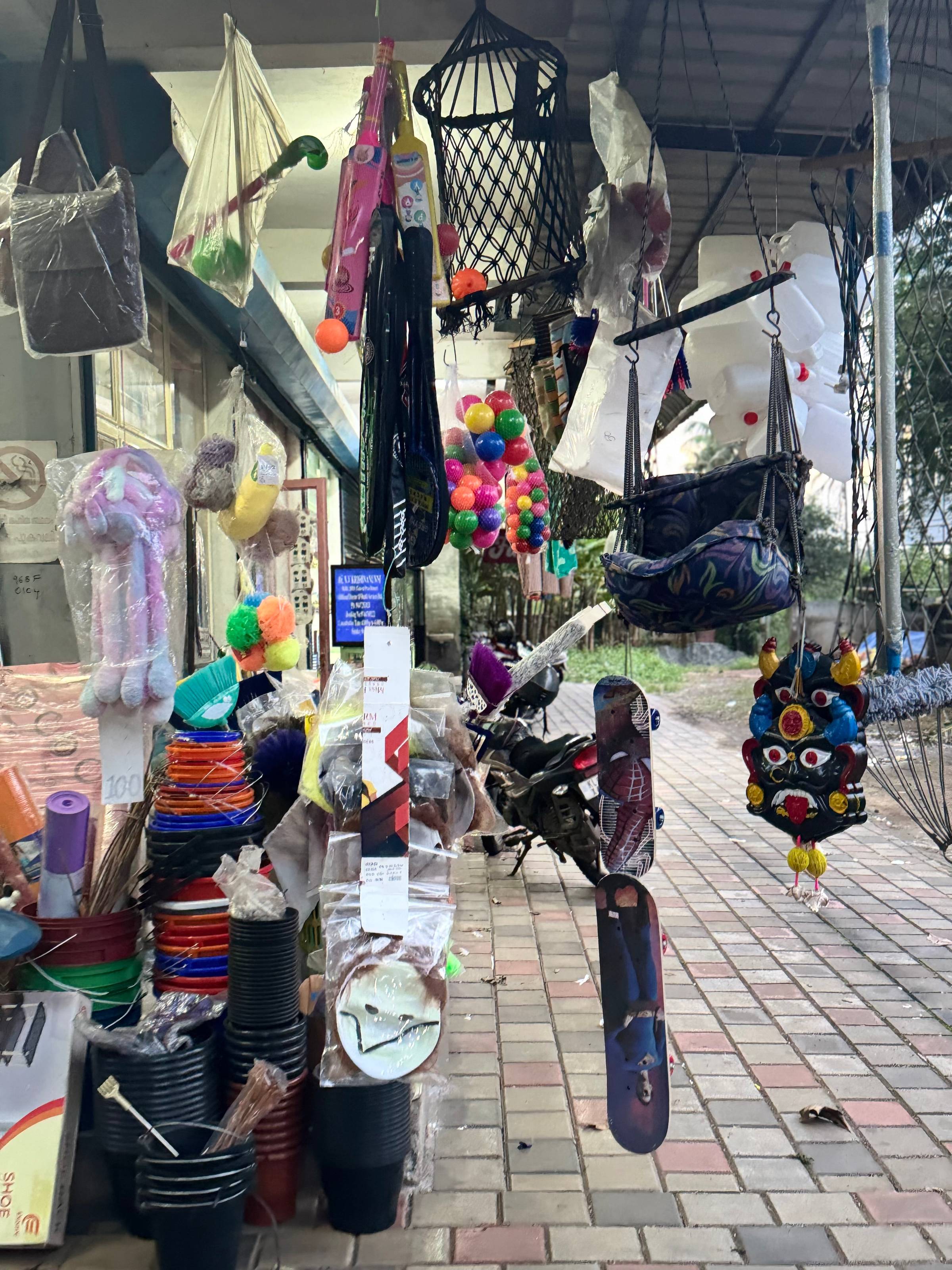 A little shop in Kerala, India