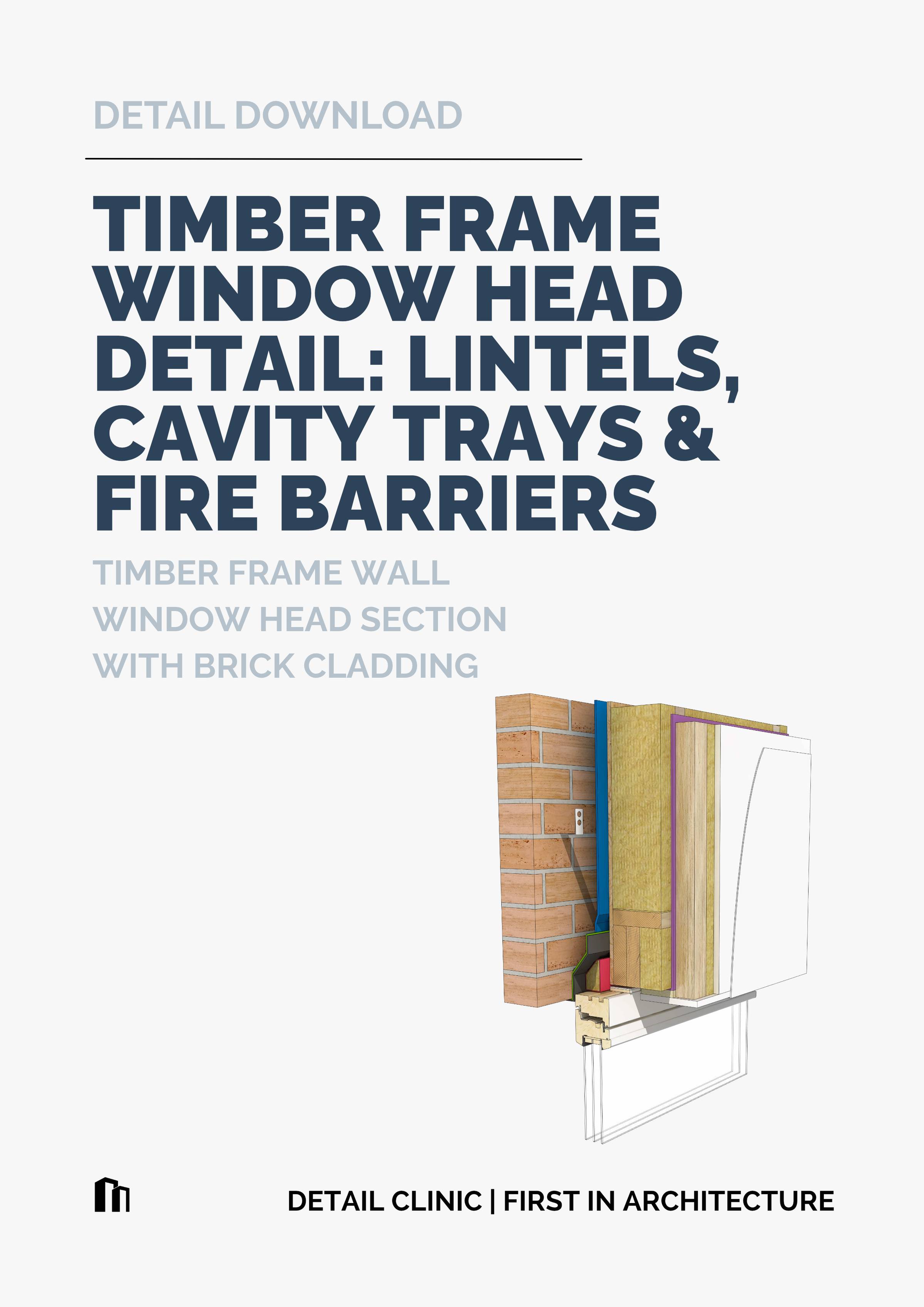 Timber Frame Window Head Detail