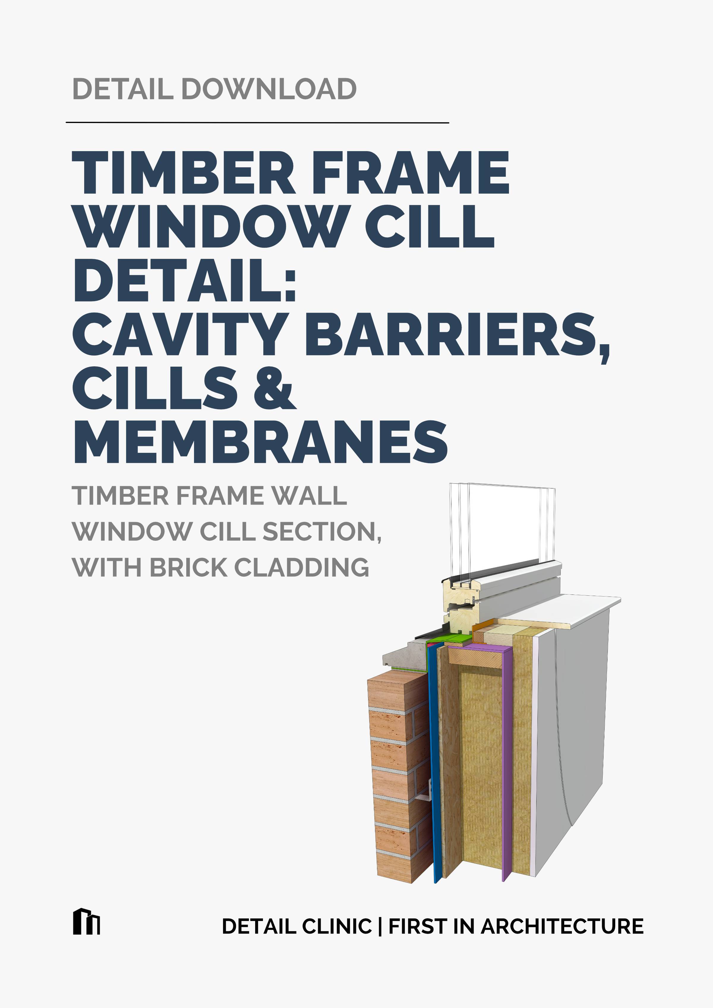 Timber Frame Window Cill Detail