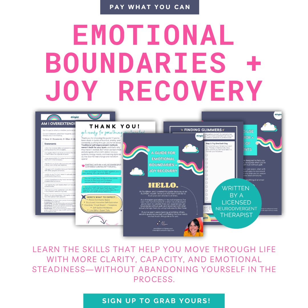 Emotional Boundaries + Joy Recovery Guide