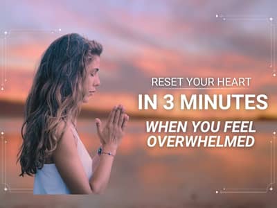 woman meditating and praying