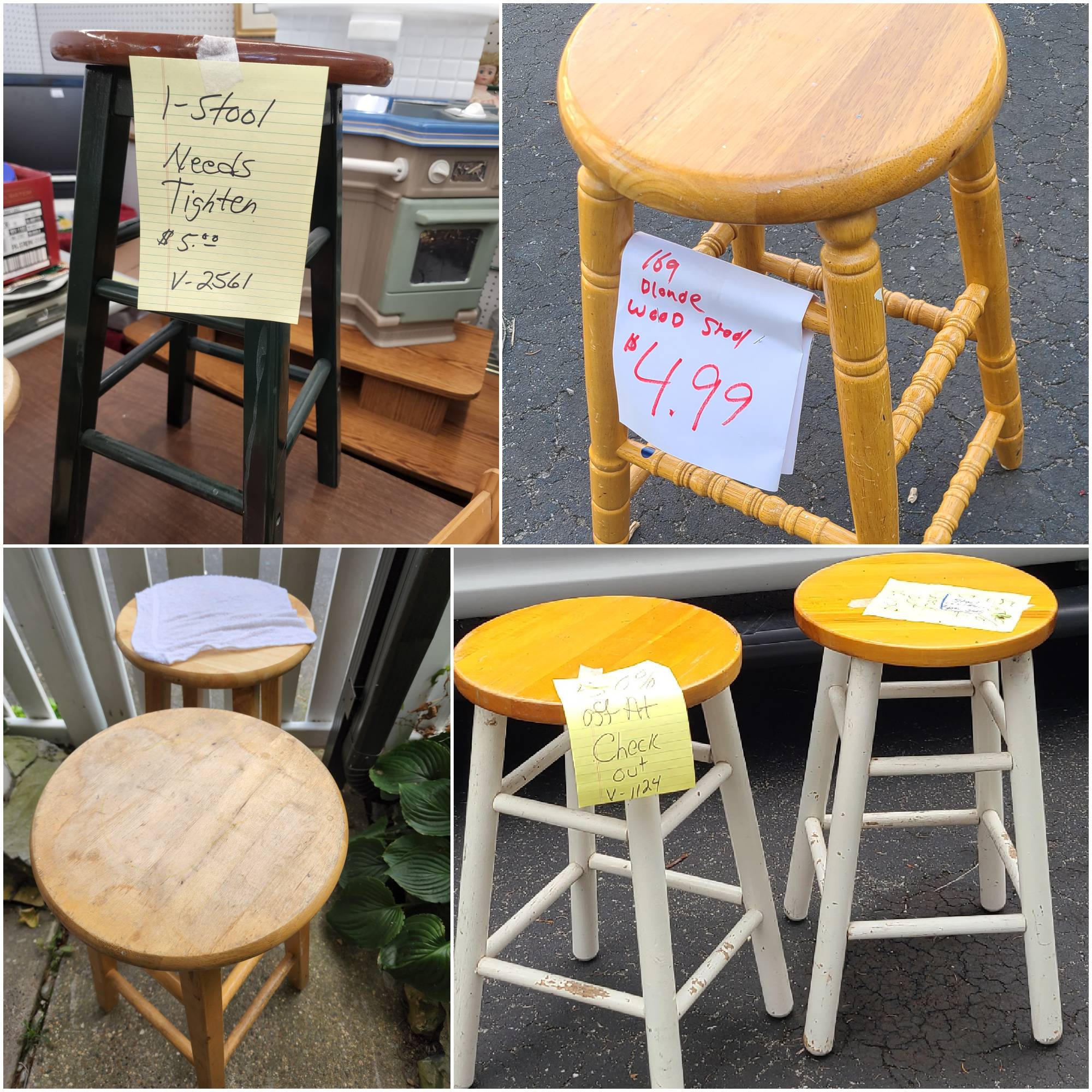 a collage of bar stools