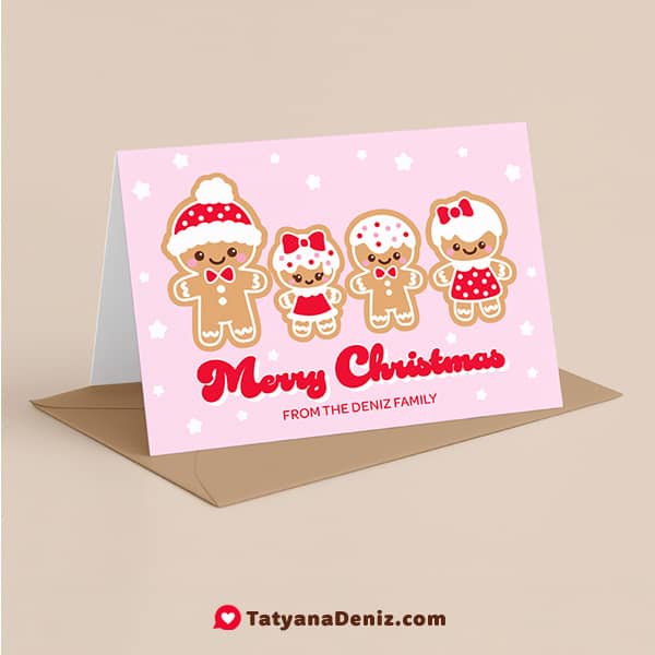Gingerbread family by Tatyana Deniz