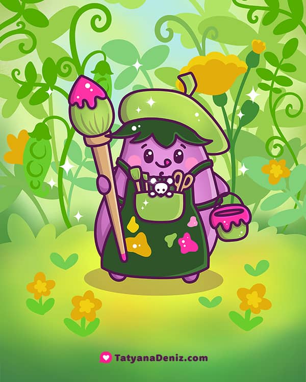 Magical garden by Tatyana Deniz