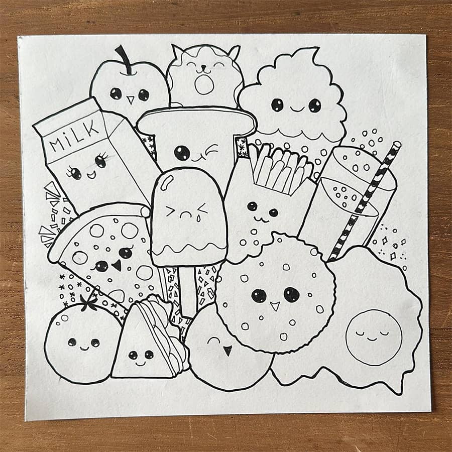 Kawaii Doodle by Karin Harms-Feenstra
