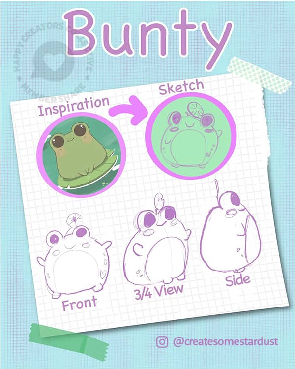 Kawaii Froggie by Jess Stardust