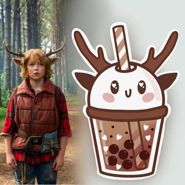 Sweet Tooth Inspired Boba by Jasmine Hampton
