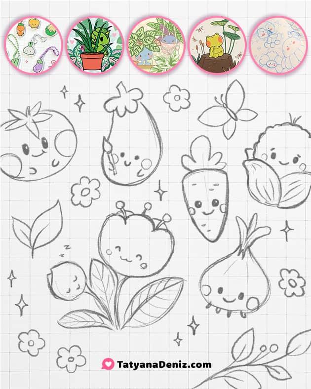 Garden Cuties by Tatyana Deniz