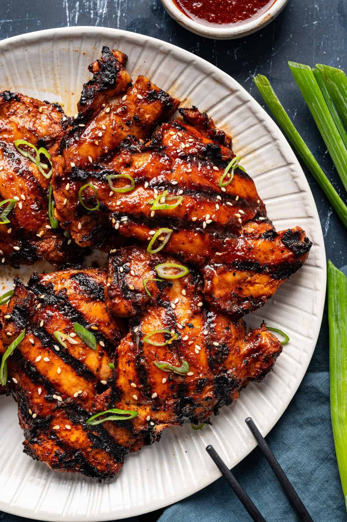 Korean BBQ Grilled Chicken.