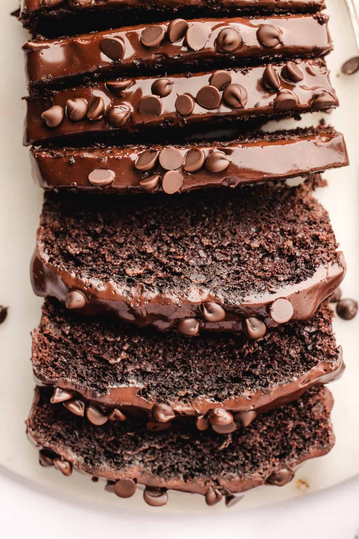 Double Chocolate Loaf Cake