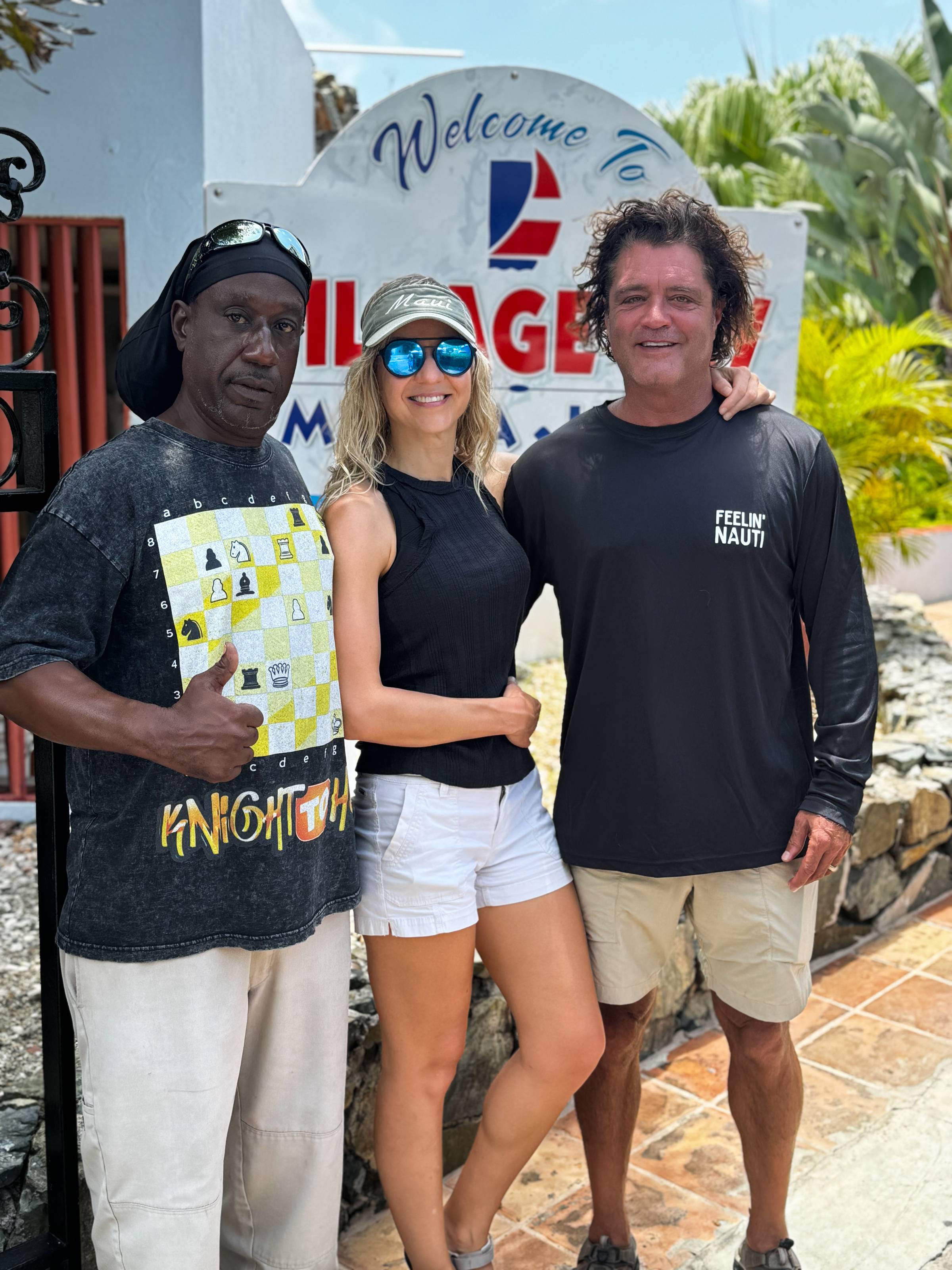 captain of our boat, Julia, and her husband.