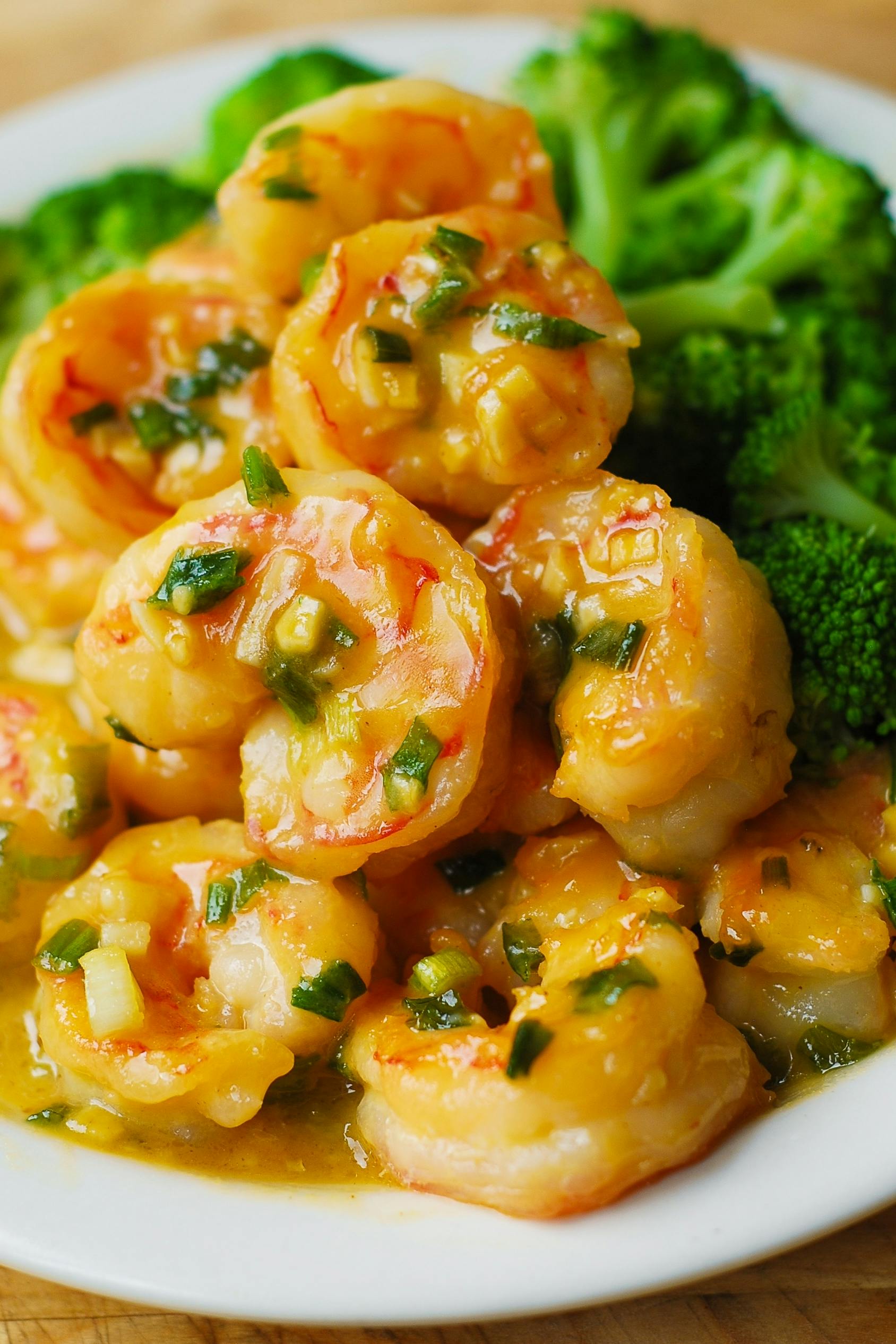 Honey Mustard Garlic Shrimp.