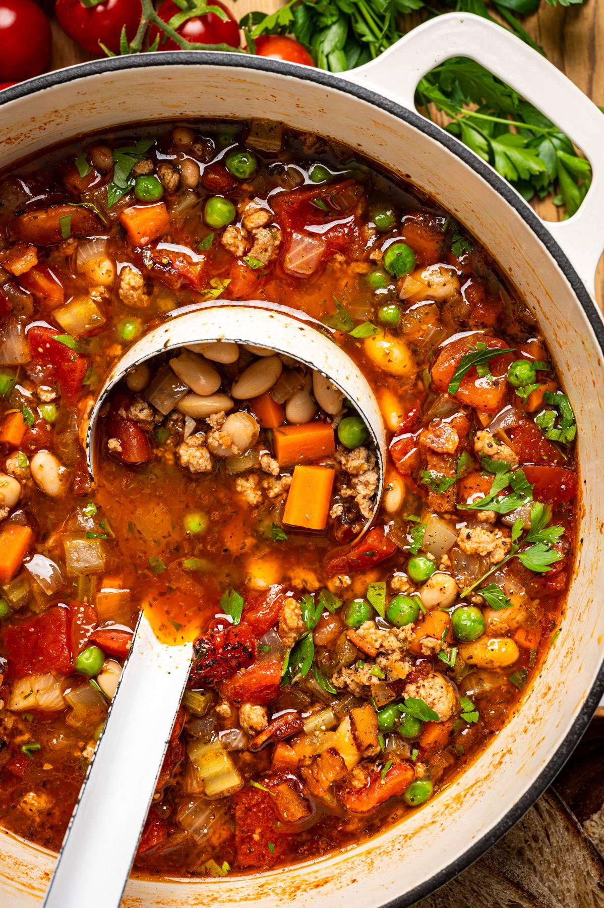 Ground Turkey Soup