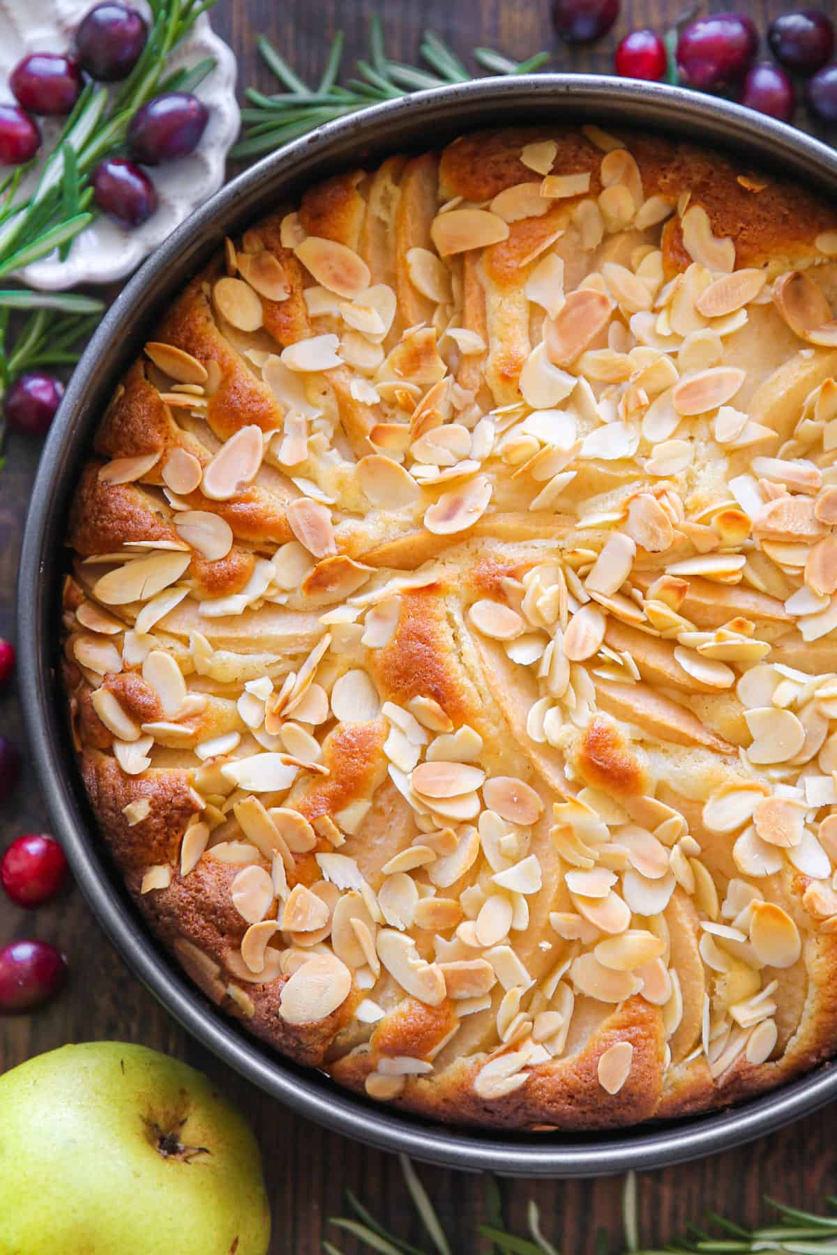 Pear Almond Cake