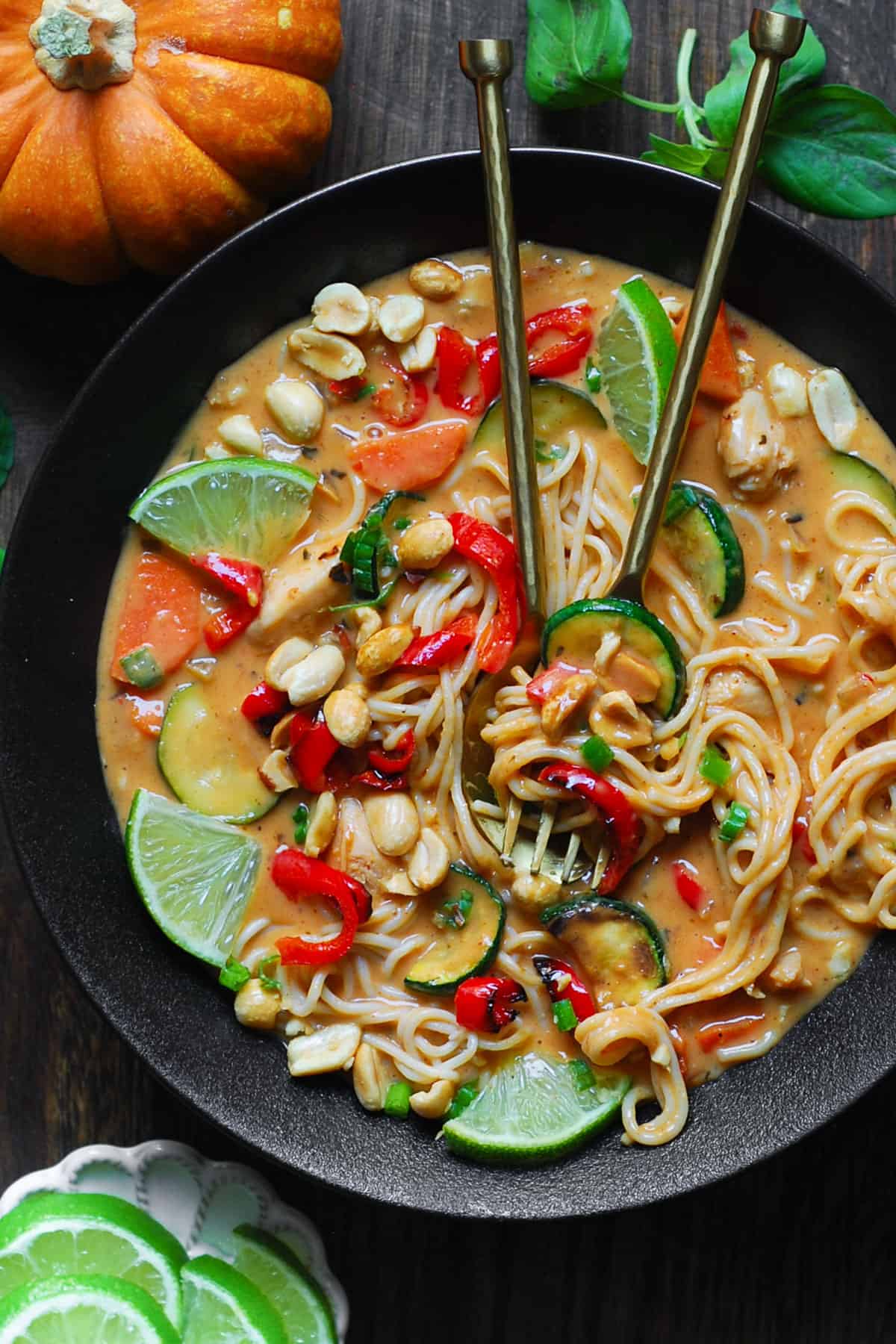 Thai-inspired Red Curry Noodle Soup.