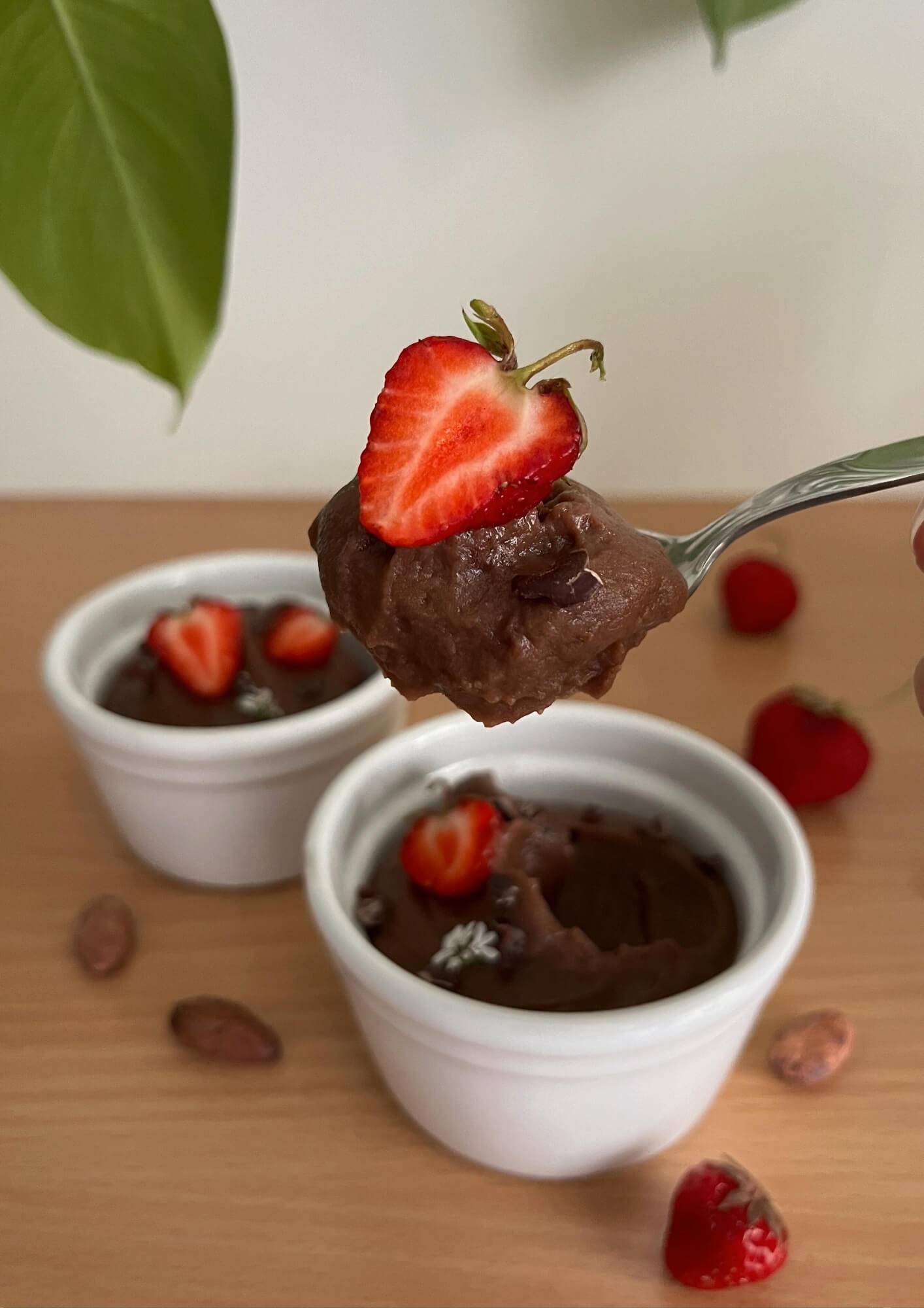 Krémes kakaós sárgaborsó pohárdesszert