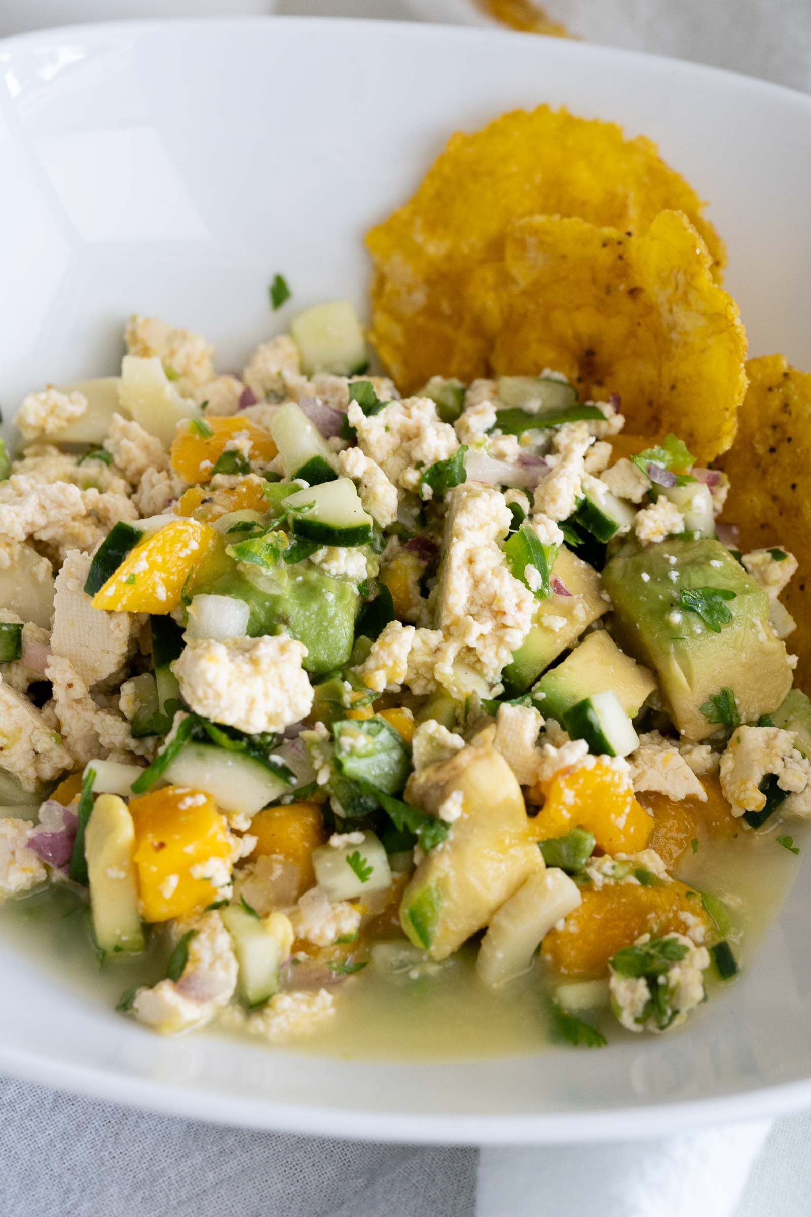 Mango Tofu Ceviche