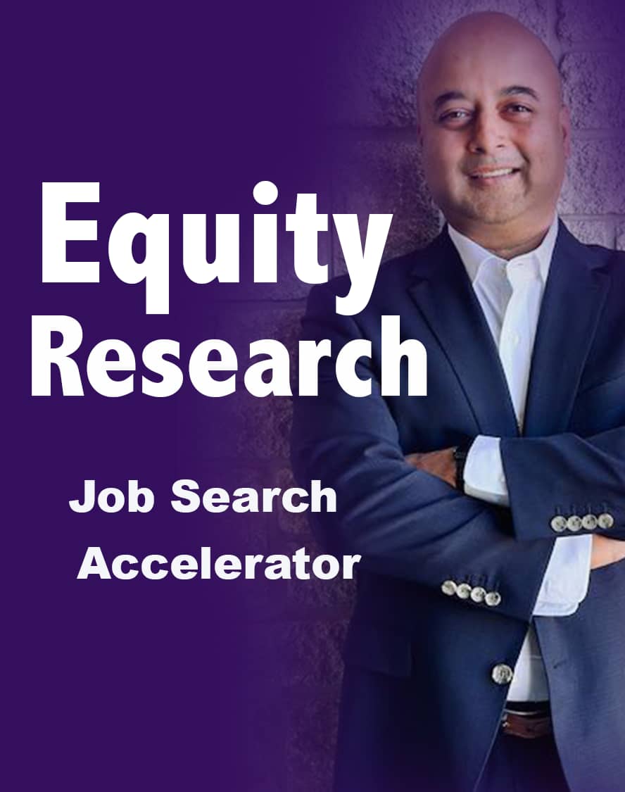 Ashley Misquitta's Equity Research Job Search Accelerator Course
